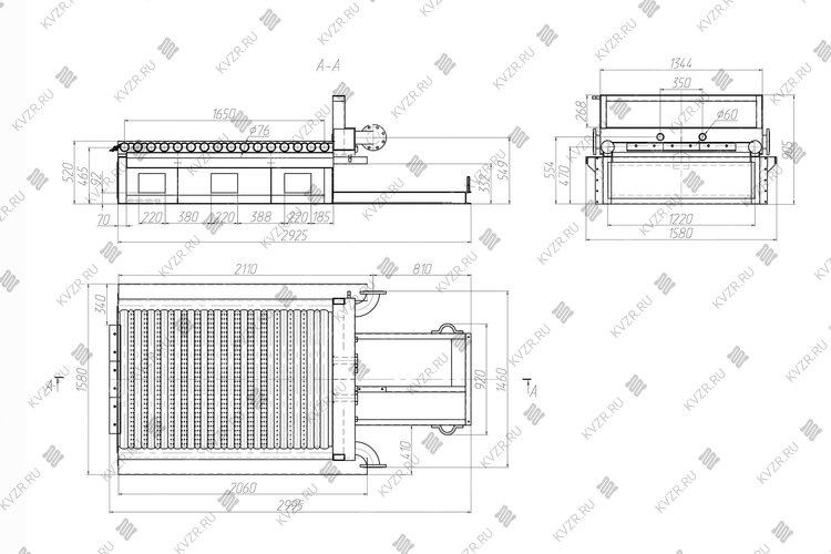 Чертеж блок решетки ТШПМ 2.5
