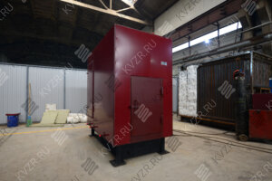 Промышленный котел для угля и дров