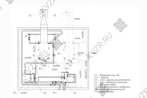 Схема подключения и монтажа водогрейного промышленного котла 500 кВт газового