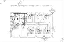 Схема подключения и монтажа водогрейного промышленного котла КВм-2,2 с ТЛПХ