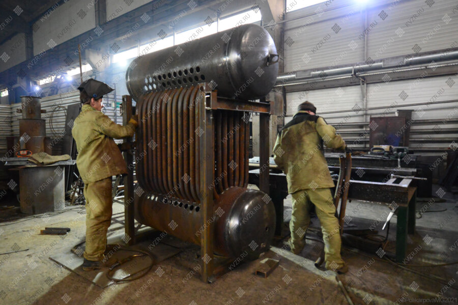 Конструкция производственного парогенератора